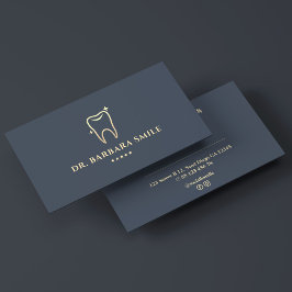 Cartão De Visita Hulha Dentista Elegante Dentista Dental Cosmética 