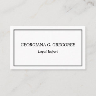 Cartão de visita humilde e Dapper do profissional