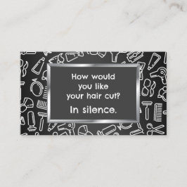 Cartão De Visita Humorável 💇 Barber