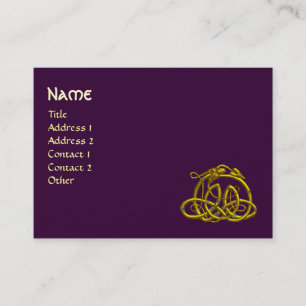 Cartão De Visita HYPER DRAGON, roxo