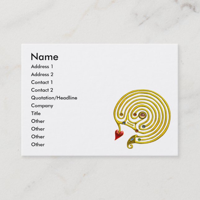 CARTÃO DE VISITA HYPER LABYRINTH (Frente)