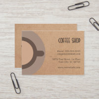 Ícone De Café Único Cartonagem Traseira Compro 4.