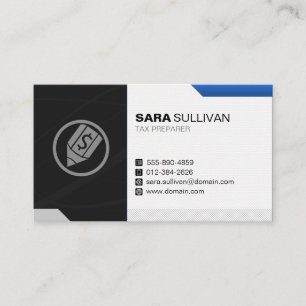 Cartão De Visita Ícone de Caneta do Dólar de Financiamento de Tri