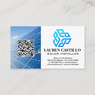 Cartão De Visita Ícone de logotipo de tecnologia moderna   Painéis 