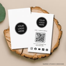 Ícone de mídia social personalizado de código QR L