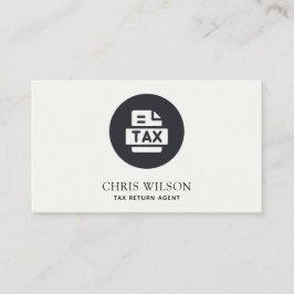 CARTÃO DE VISITA ÍCONE DE PREPARAÇÃO DO AGENTE DE DEVOLUÇÃO DO IMPO