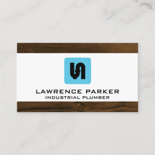 Cartão De Visita Ícone do Sistema Pipe   Canalizador