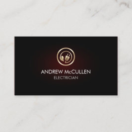 Cartão De Visita Ícone Elétrico de Conector Elétrico de Reparo em C