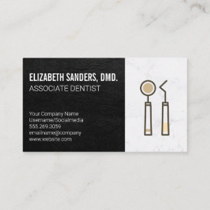 Cartão De Visita Ícone Ferramentas Acessórias  Equipamento de har