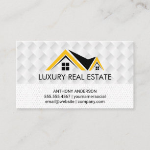 Cartão De Visita Ícone Homes   Padrão de tecelagem   Padrão de Boli