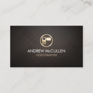 Cartão De Visita Ícone Videógrafo