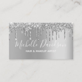 Cartão De Visita Ícones das mídias sociais — Glam personalizado e b