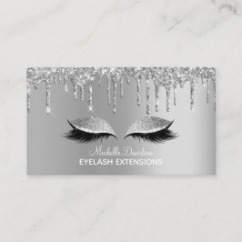 Cartão De Visita Ícones das mídias sociais — Glam personalizado e b