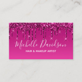 Cartão De Visita Ícones das mídias sociais — Glam personalizado e b