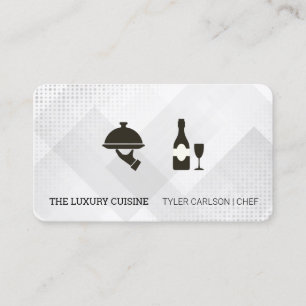 Cartão De Visita Ícones de Culinária   Restaurante   Catering Culin