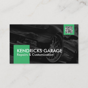 Cartão De Visita Ícones Dourados de reparo de automóveis mecânic