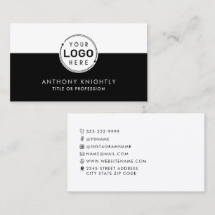 Cartão De Visita Ícones mínimos de logotipo Bloco de cores de mídia