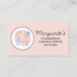 Cartão De Visita Ícones sociais do logotipo de margarida do serviço