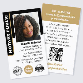 Cartão De Visita ID de Foto do Agente de Assinatura de Empréstimo P