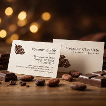 Identidade Minimalista de Marca de Chocolate de Fe