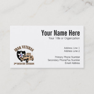 Cartão De Visita Identificação do veterinário de Iraque ?a - Hum