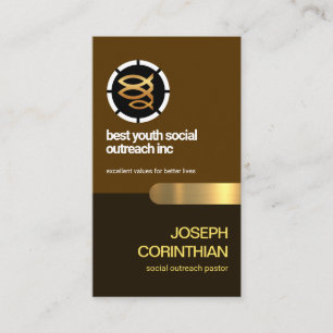 Cartão De Visita Igreja Cristã Religiosa Três Camadas Retrópicas