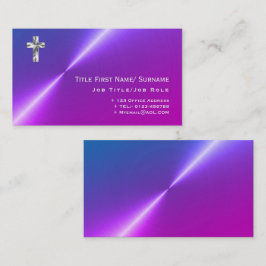 Cartão De Visita Igreja do Padre Moderno Pastor Clergy Faith