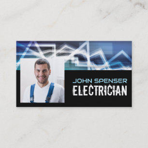 Cartão De Visita Iluminação do serviço de fiação doméstica eletrici