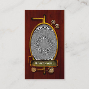 Cartão De Visita Ilusão Óptica - A hipnose ficou fácil