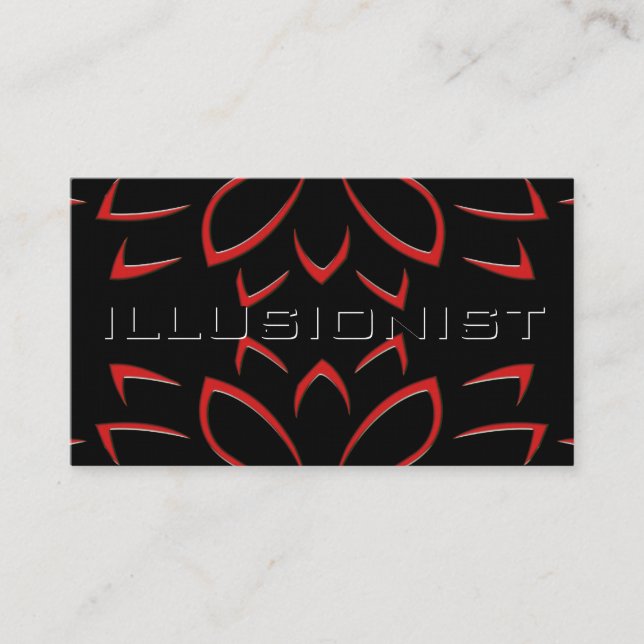 Cartão De Visita Ilusionista (Frente)
