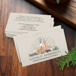 Cartão De Visita Ilustração de Arte de Linha do Especialista em Aro