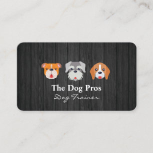 Cartão De Visita Ilustração de Cachorrinhos Fofos