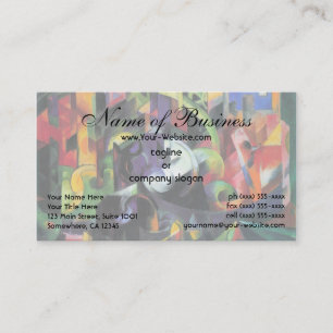 Cartão De Visita Imagem com Gado Marc; Bild mit Rindern