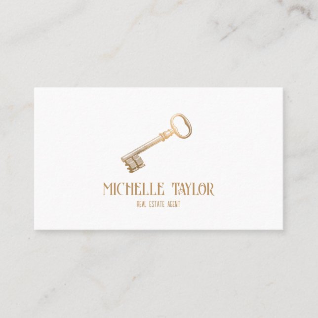 Cartão De Visita Imagem Imobiliária do Imobiliário Profissional Bu (Frente)