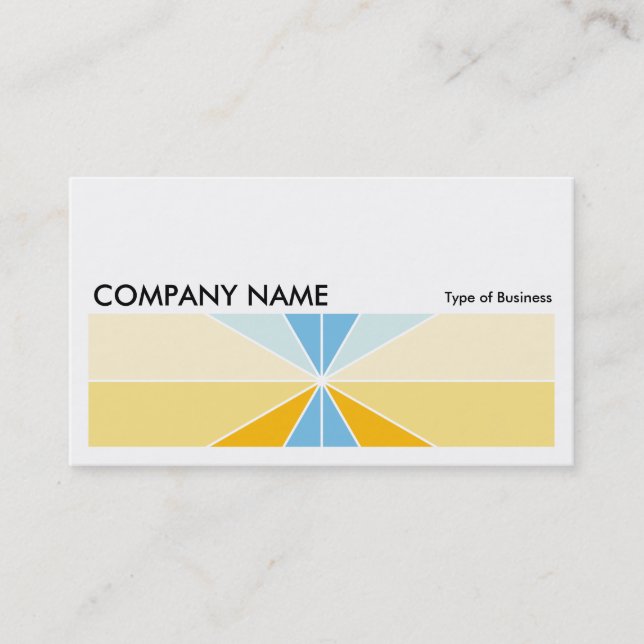 Cartão De Visita Imagem Longa 0264 - Segmentos de Cor 04 (Frente)