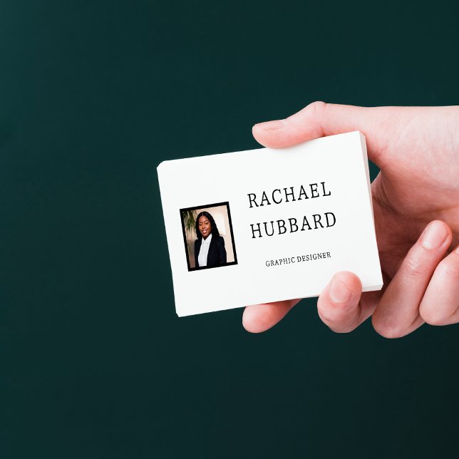 Cartão De Visita Imagem Personalizada Profissional Simples, Código  (Criador carregado)