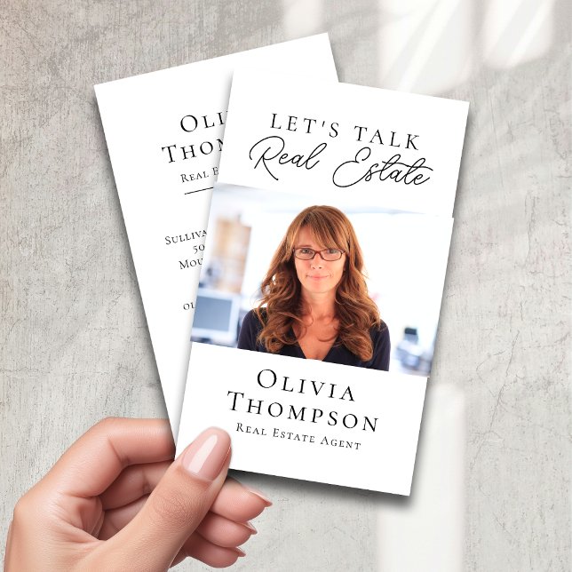 Cartão De Visita Imagem Profissional Imobiliário (Criador carregado)