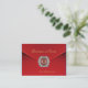 Cartão De Visita Imagens vermelhas do diamante de veludo do negócio (Em pé/Frente)