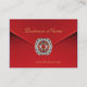 Cartão De Visita Imagens vermelhas do diamante de veludo do negócio (Frente)