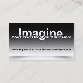 Cartão De Visita Imagine o Goal Card