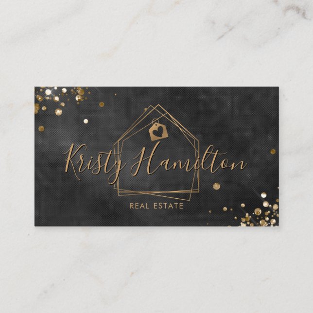 Cartão De Visita imobiliária profissional imobiliária local adicion (Frente)