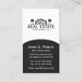Cartão De Visita Imobiliário Elegante