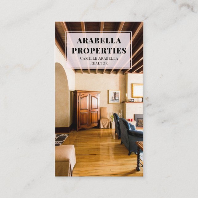 Cartão De Visita Imobiliário Moderno (Frente)