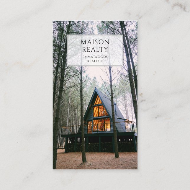 Cartão De Visita Imobiliário Moderno (Frente)