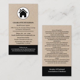 Cartão De Visita Imobiliário Moderno e Único