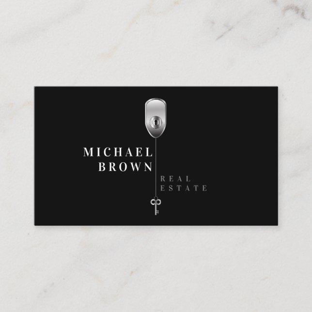 Cartão De Visita Imobilizações do Realtor de Chaves (Frente)