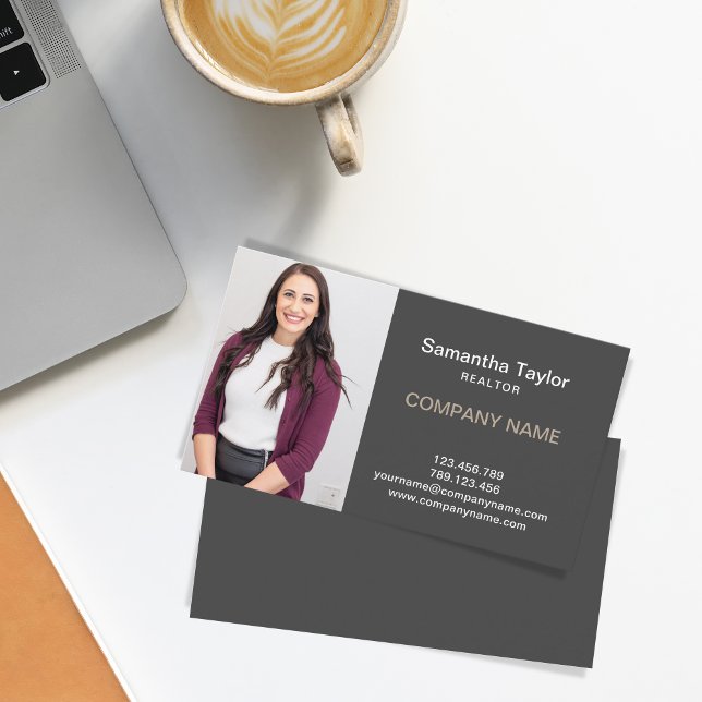 Cartão De Visita Imobilizado Professional Inserir ou Adicionar Foto (Criador carregado)