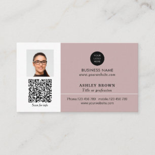 Cartão De Visita Imóveis em rede Código QR fotografia profissiona