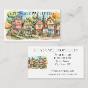 Cartão De Visita Imóveis Novas construções e vendas de imóveis