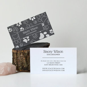 Cartão De Visita Impressão De Campos De Pasta Branca E Cinza